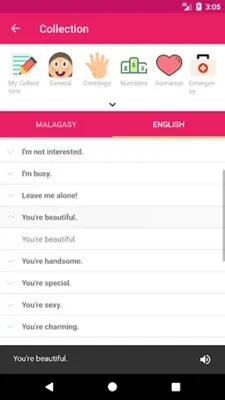 Malagasy English Offline Dictionary & Translator android App screenshot 0